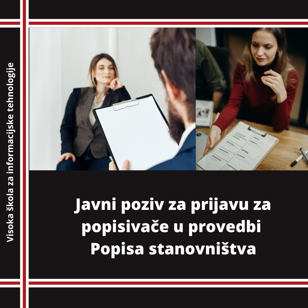 Javni poziv za prijavu za popisivače u provedbi Popisa stanovništva