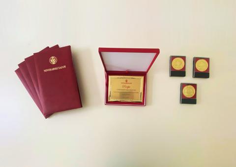 VSITE nagrada za kvalitetu povelja diploma zlatna medalja
